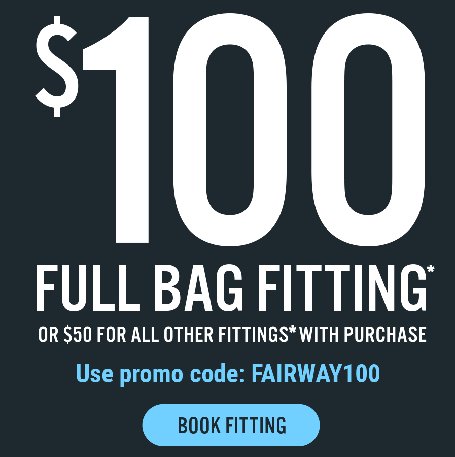 Book Now — 100 Full Bag Fitting with club purchase*