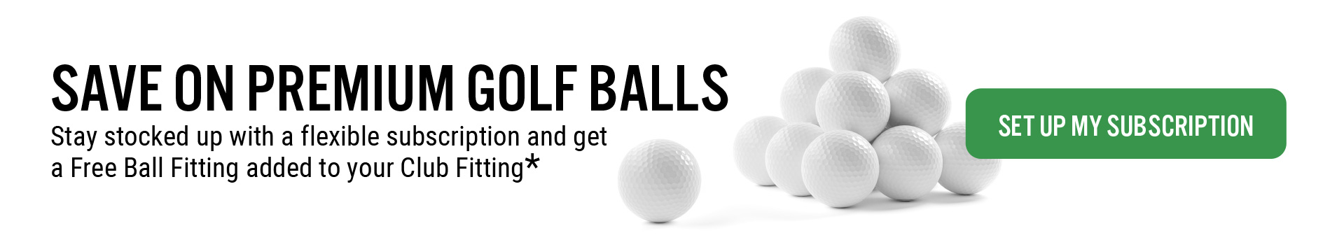 SAVE ON PREMIUM GOLF BALLS