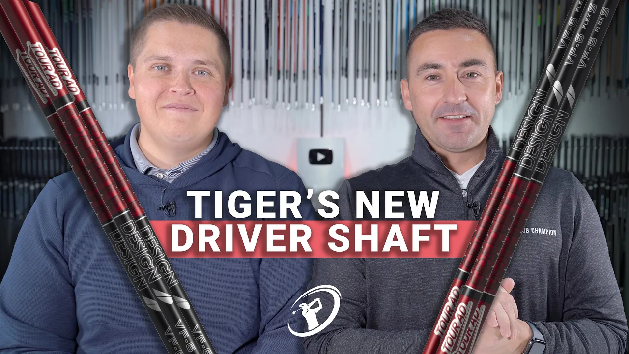 Tiger Woods’ New Driver Shaft // Does Ian Prefer the Stiff Flex Graphite Design Tour AD-VF???