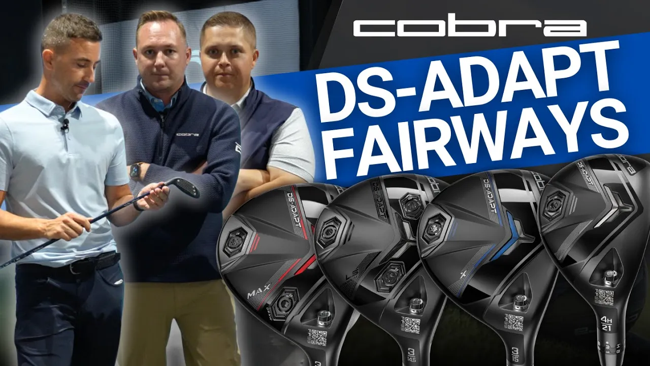 COBRA DS-ADAPT FAIRWAYS & HYBRID // Reviewing the new Cobra fairway woods and hybrid w/ FUTUREFIT33