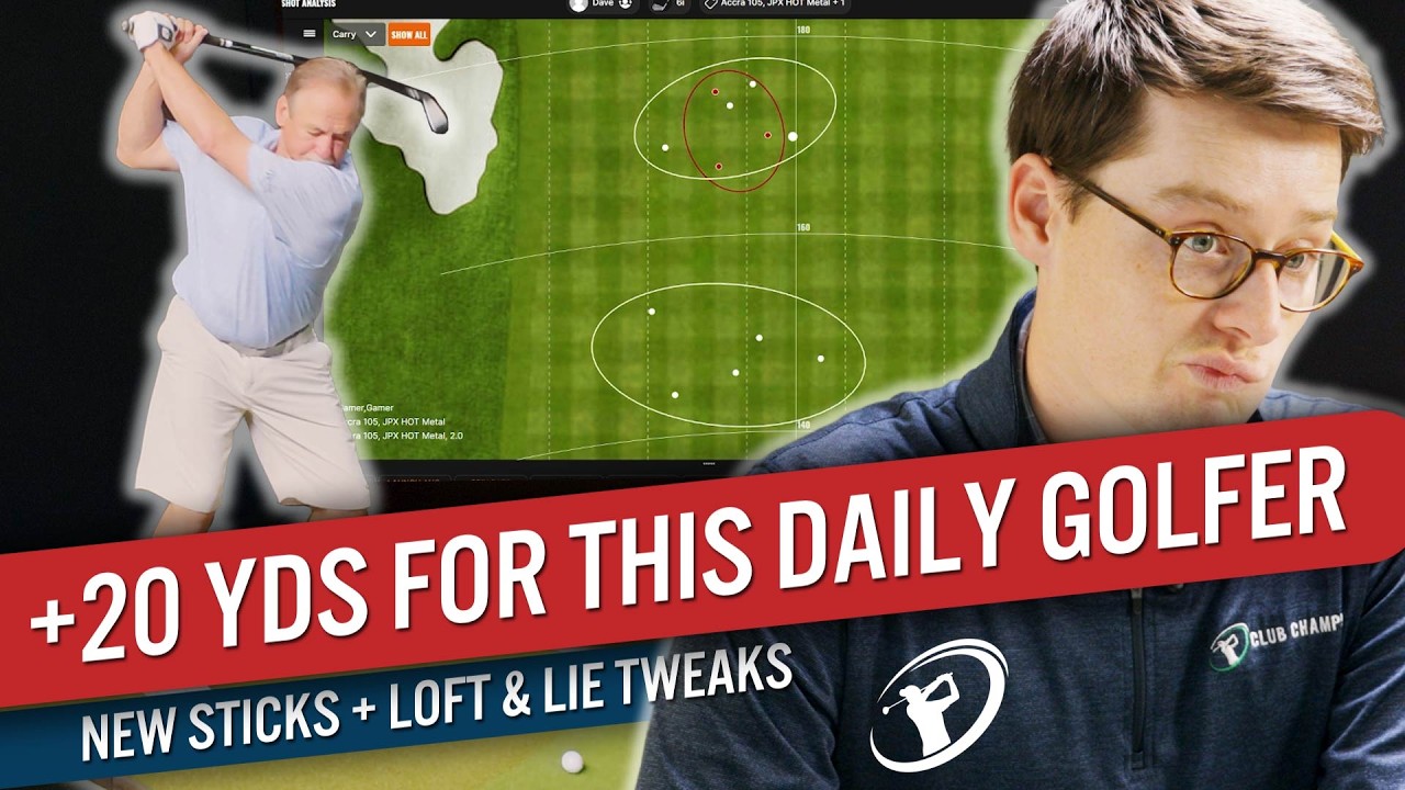 20+ Yards Instantly! Swingweight, Shaft & Loft COMBINED // Retired Golfer Fitting