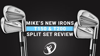 New Titleist T-150 vs Miura MC-501 // Mikey's new irons? // Bonus T-200 Long Irons Review